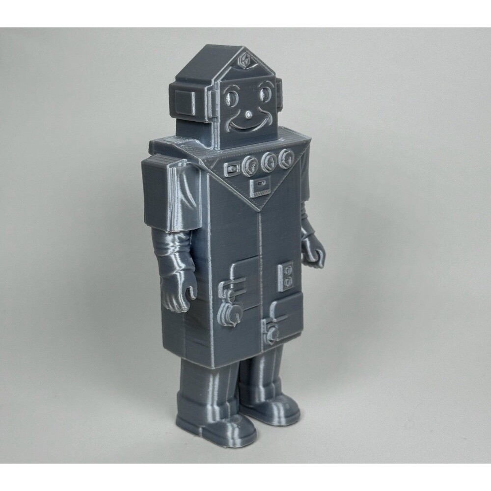 The Electronic Man Robot Toy 1950’s Style Toy Silver